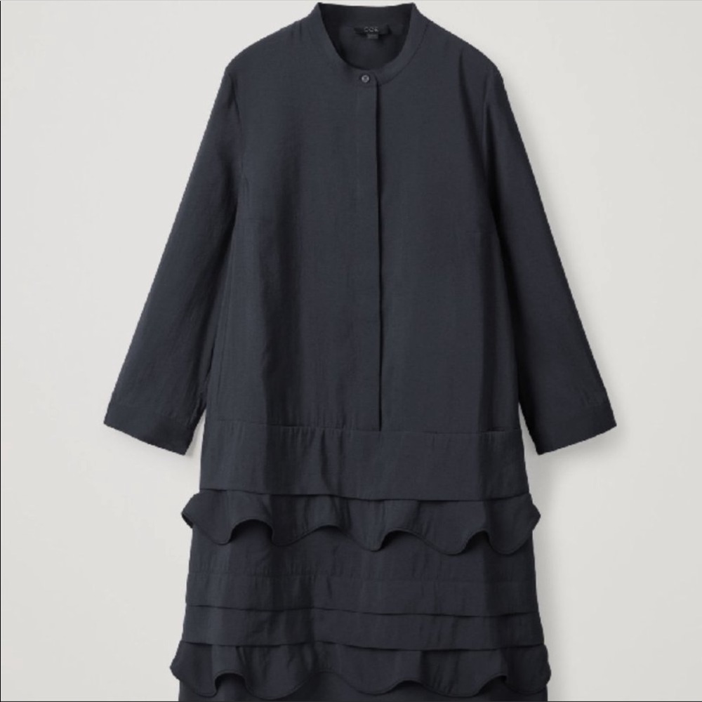 COS navy dress - size 6